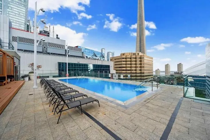 2Bedroom Cn Tower And Water Views - Free Parking - Rooftop Pool Toronto